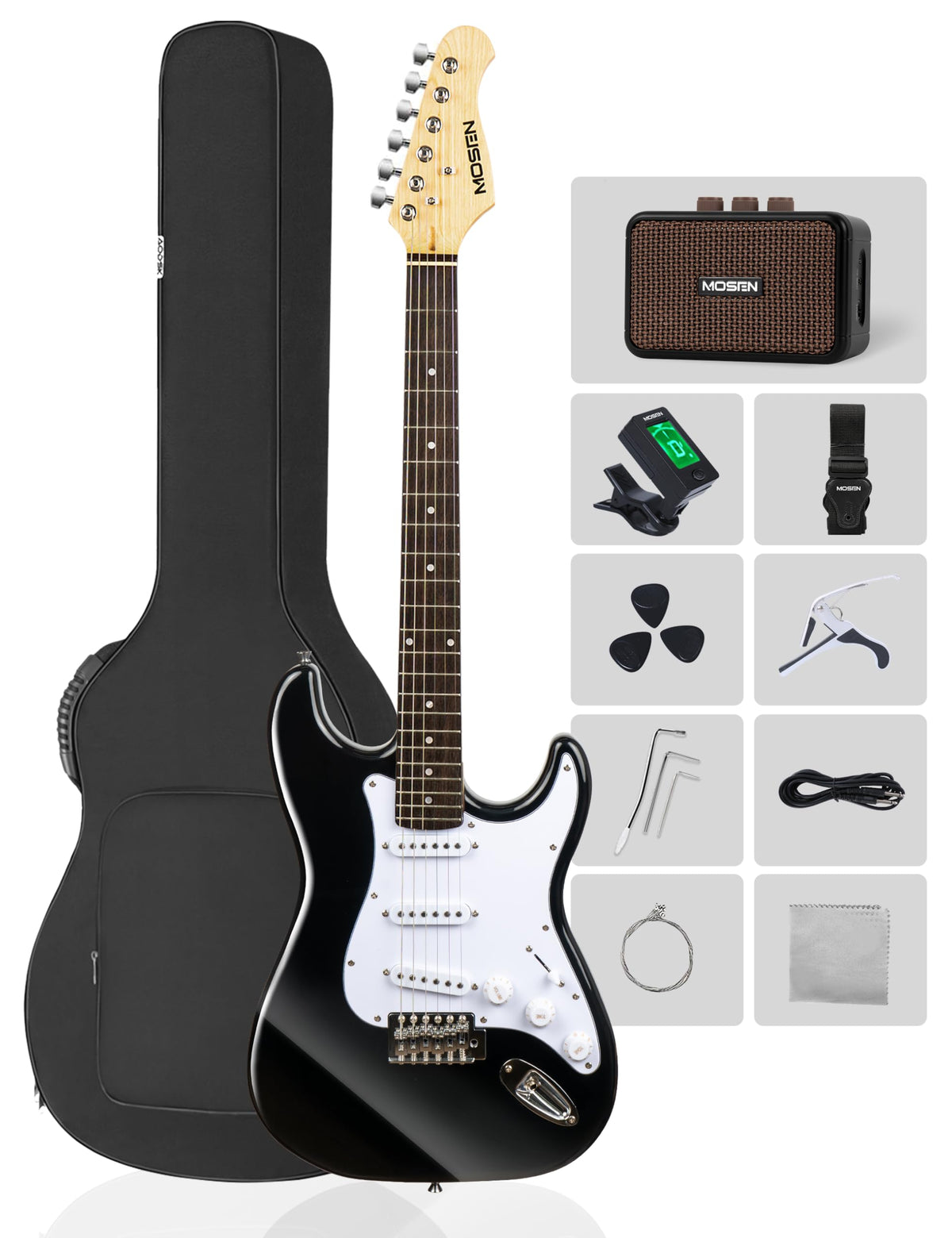 39" Electric Guitar Set with Amp Bag Tuner I162