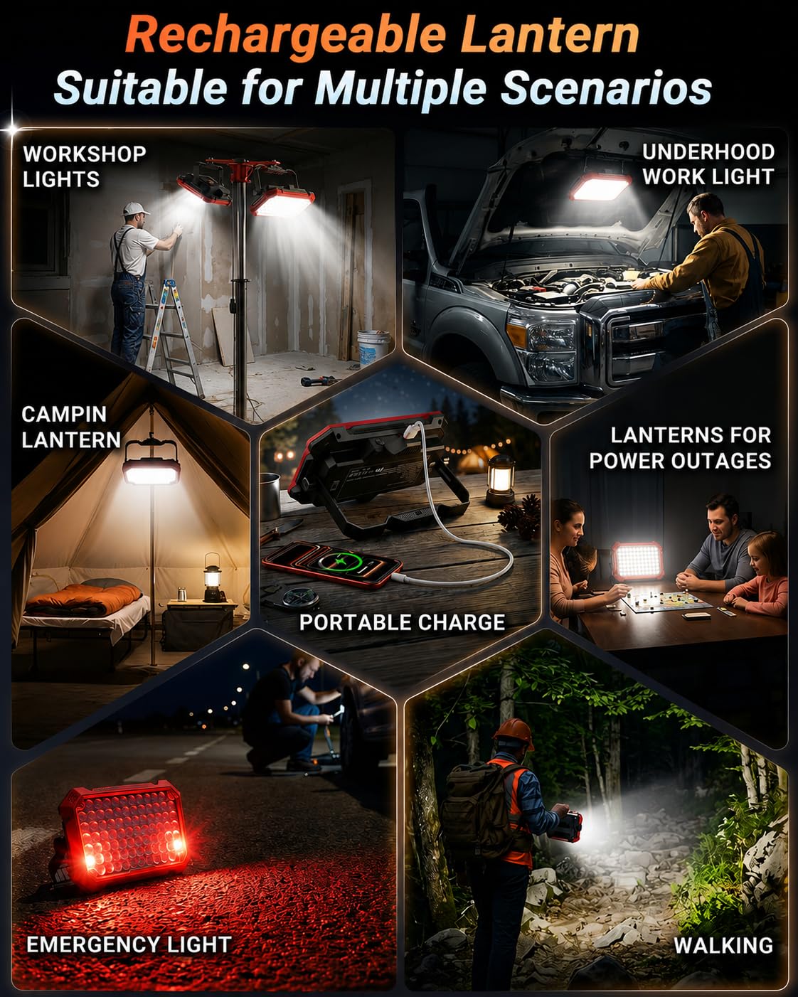 Portable LED Work Light O9018