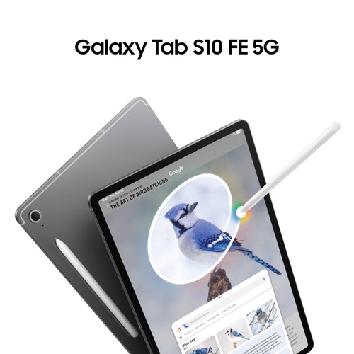 128GB 8GB RAM 5G WiFi 6E 10.9” LCD Android 15 Tablet Gray E60633