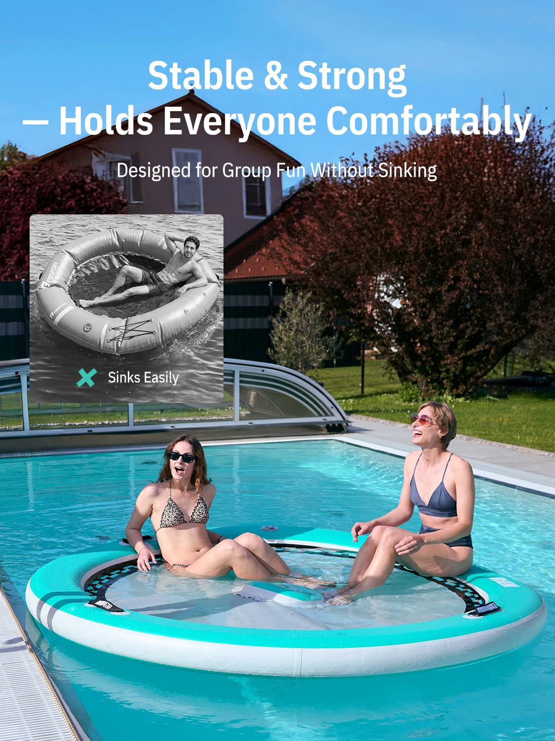 Inflatable Water Hammock 8FT D537486