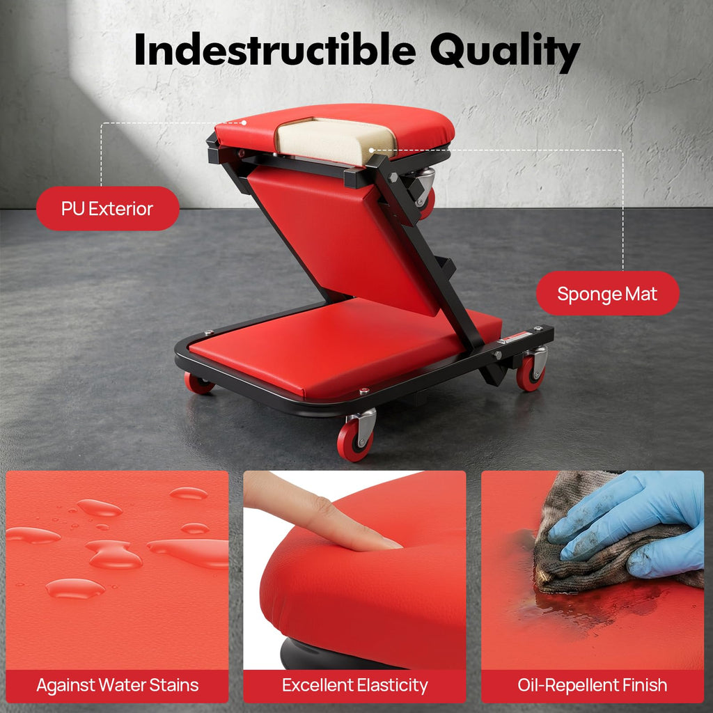 2 in 1 Heavy Duty Rolling Creeper Seat Z283