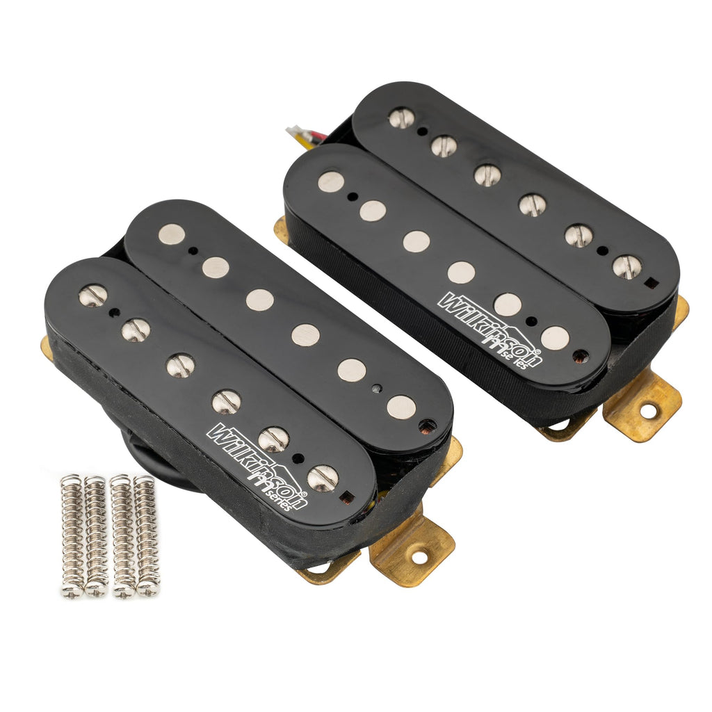 Alnico 5 Open Humbucker Pickups Set Black I736334