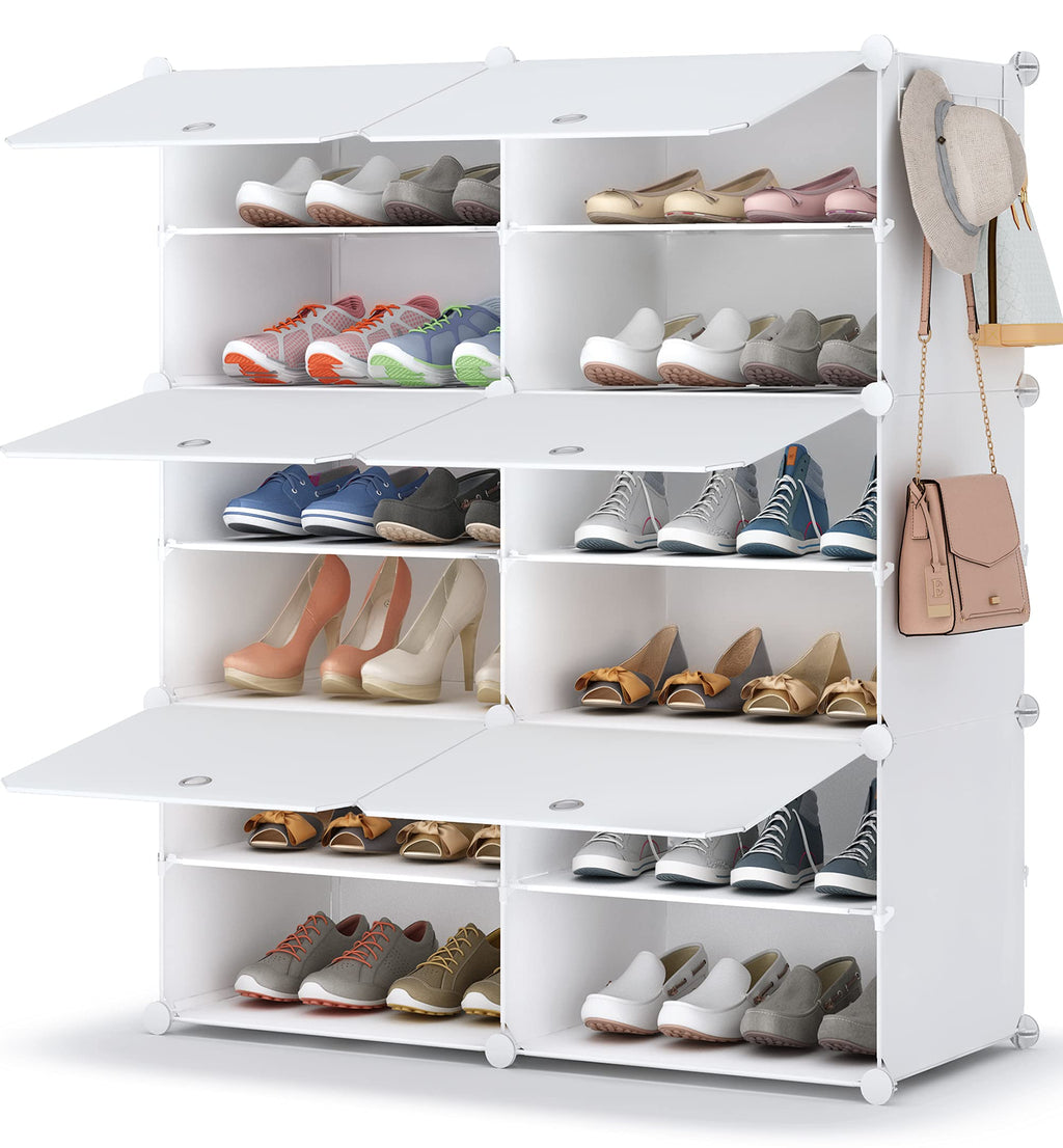 24 Pair Modular Shoe Rack Organizer E123837