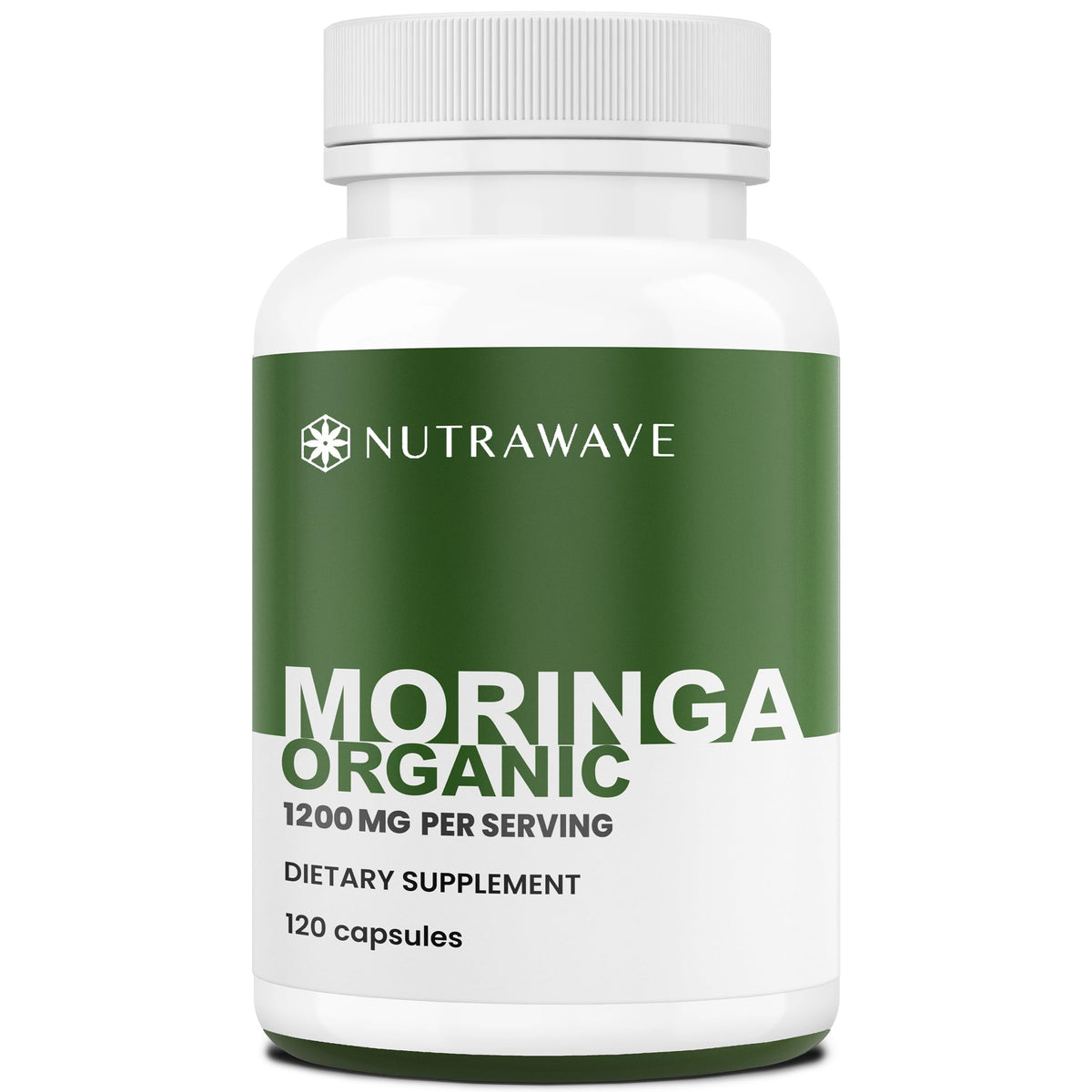 Organic Moringa Capsules 1200mg 120 Capsules V483