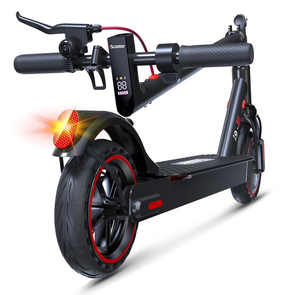 Electric Scooter 18Miles Max Range 19 Mph Foldable 8.5'' Solid Tire B227384