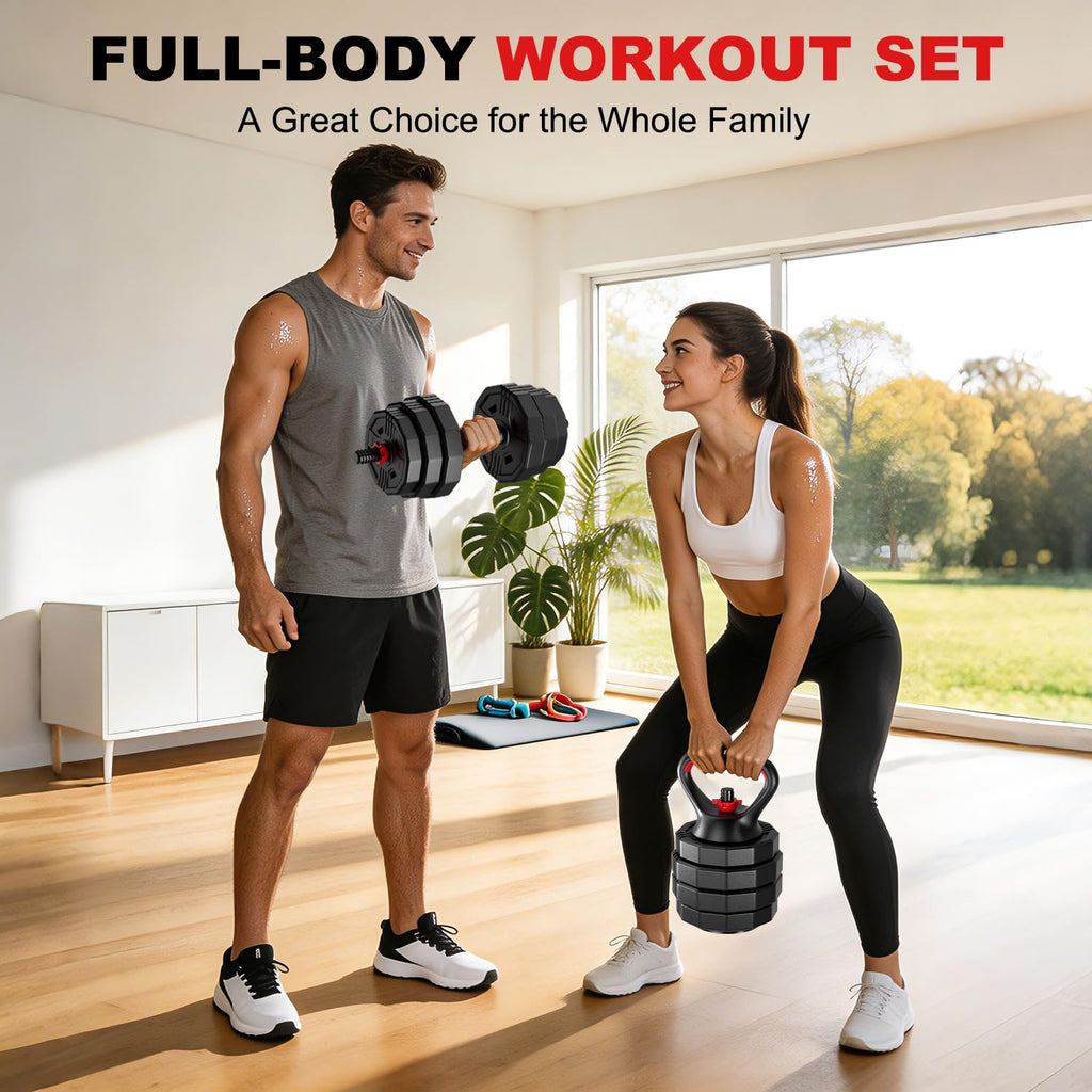 Adjustable Dumbbell Set 5in1 V87755