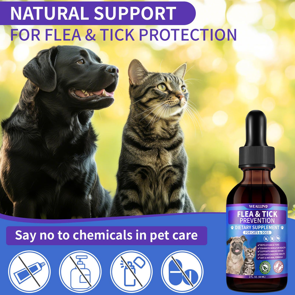 Flea and Tick Support for Dogs and Cats 60ml J10920