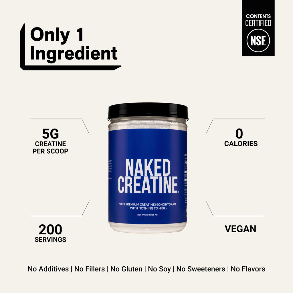 Micronized Creatine Monohydrate 1,000g Vegan Non-GMO M578720