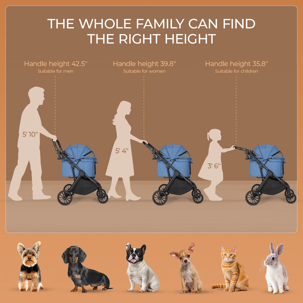 Foldable Dog Stroller A817