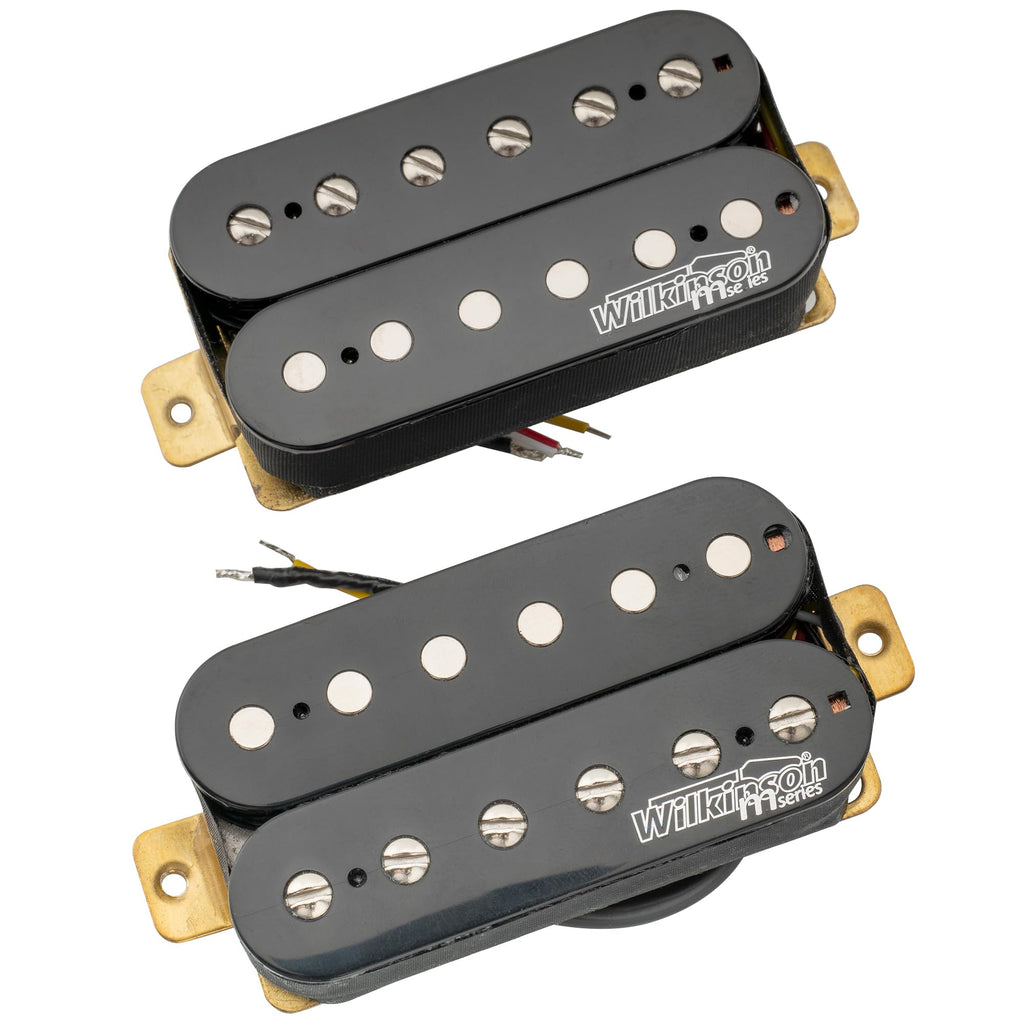 Alnico 5 Open Humbucker Pickups Set Black I736334