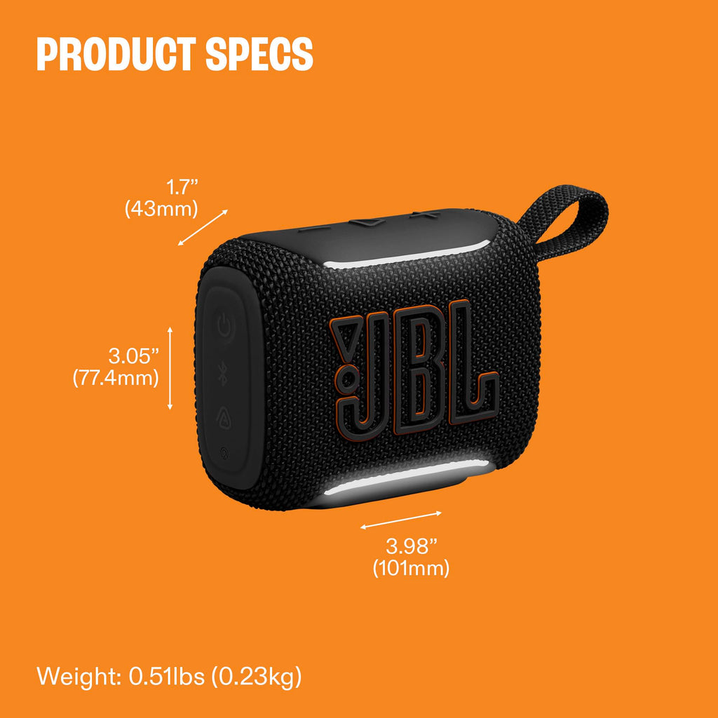 Portable Bluetooth Speaker Waterproof Dustproof Black A837846