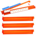 Set of 4 Compact Plastic Mahjong Racks with Pushers S810943