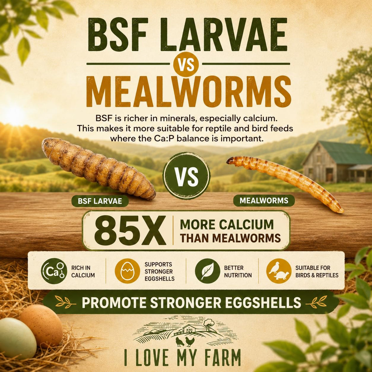 Dried Black Soldier Fly Larvae Chicken Treat X887531
