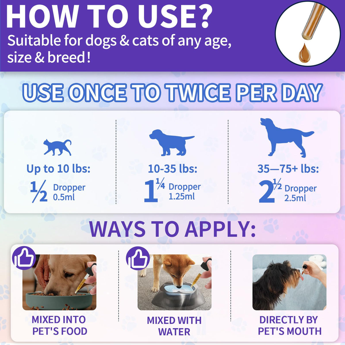 Flea and Tick Support for Dogs and Cats 60ml J10920