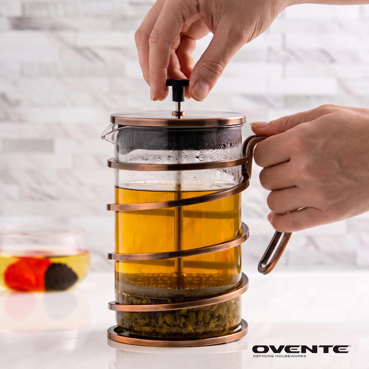 French Press Coffee Maker 27oz with 4 Filters P58411