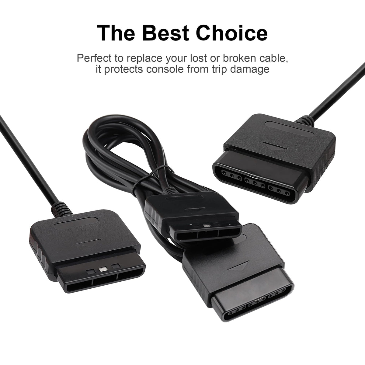 PS2 Controller Extension Cable 2-Pack 1.8M/6FT V1303