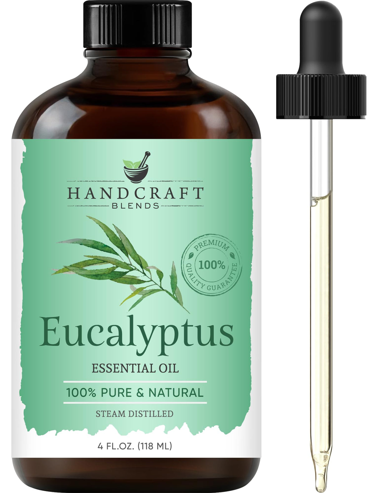 Eucalyptus Tea Tree and Lavender Essential Oil Set 4 Fl. Oz V73338