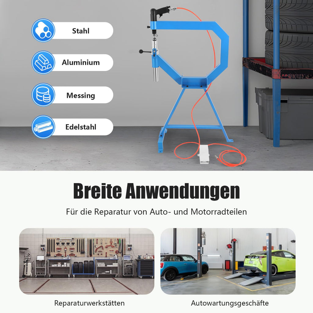 Pneumatic Planishing Hammer with Anvil Dies Y4829