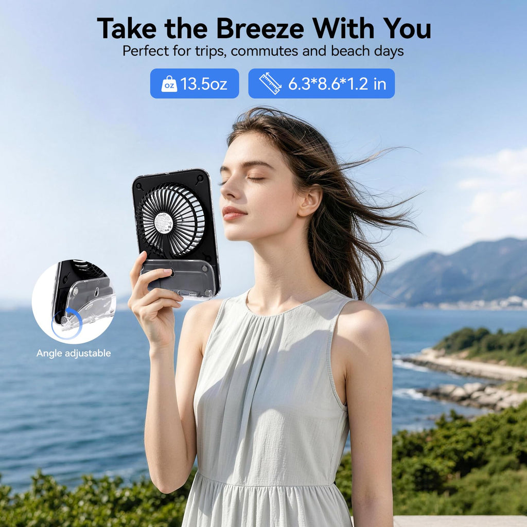 8.6 Inch Rechargeable Portable Desk Fan S55974