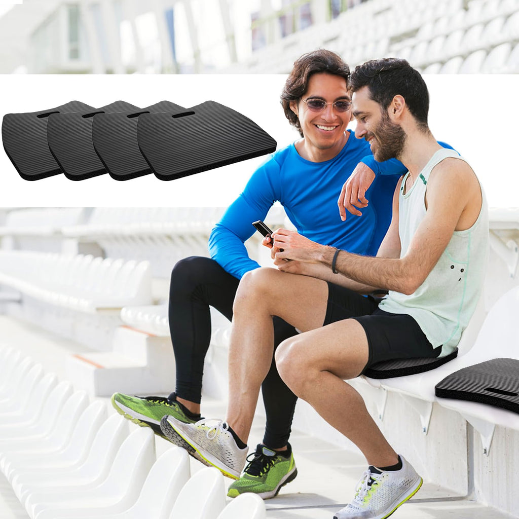 4 Pack Waterproof Portable Foam Stadium Seat Cushion with Handle G47035