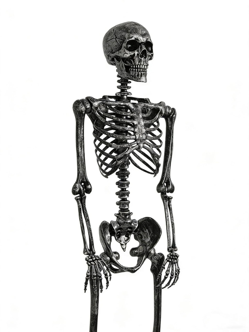 5 FT Posable Black Skeleton Y917