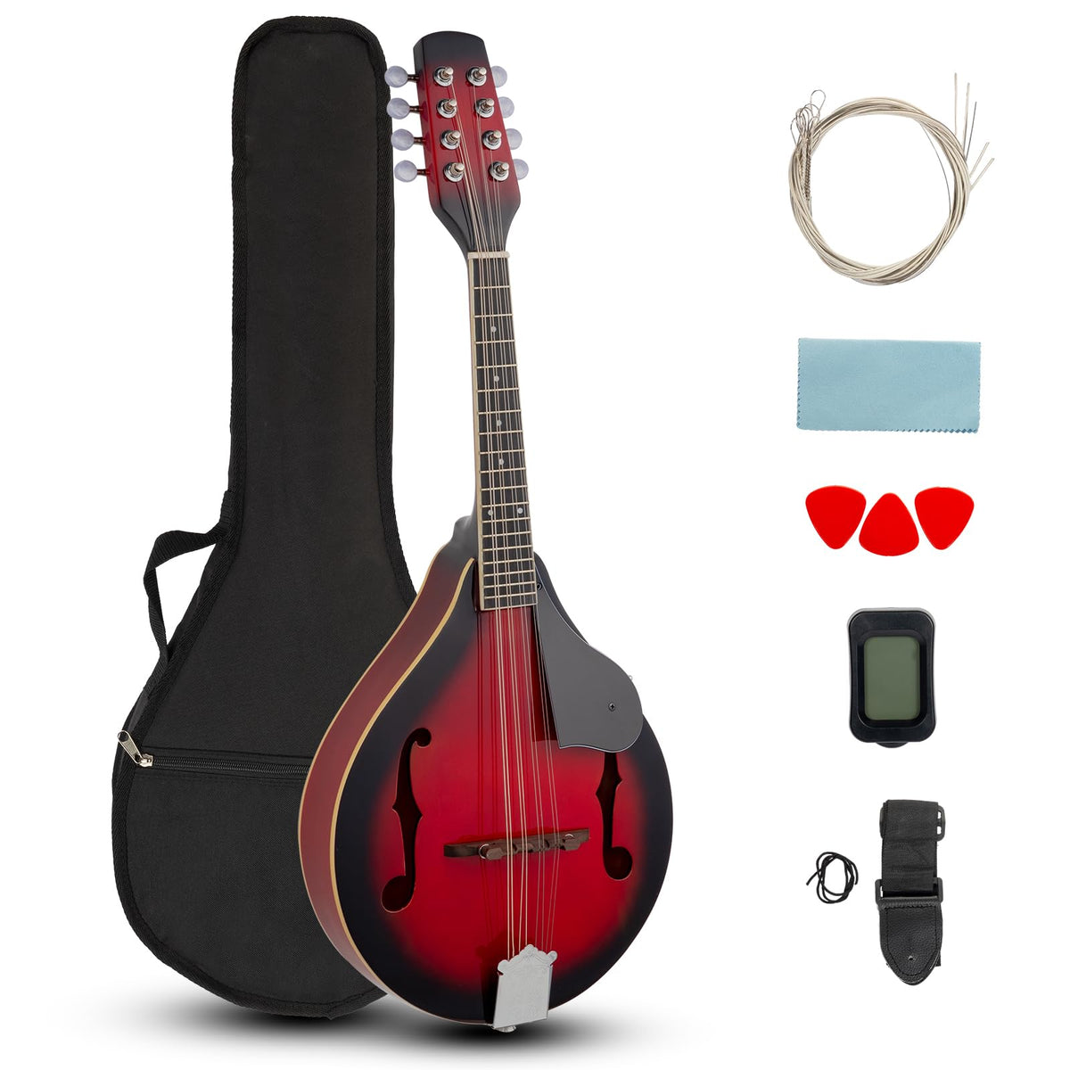 8 Strings Acoustic Mahogany Wood Mandolin Z883849