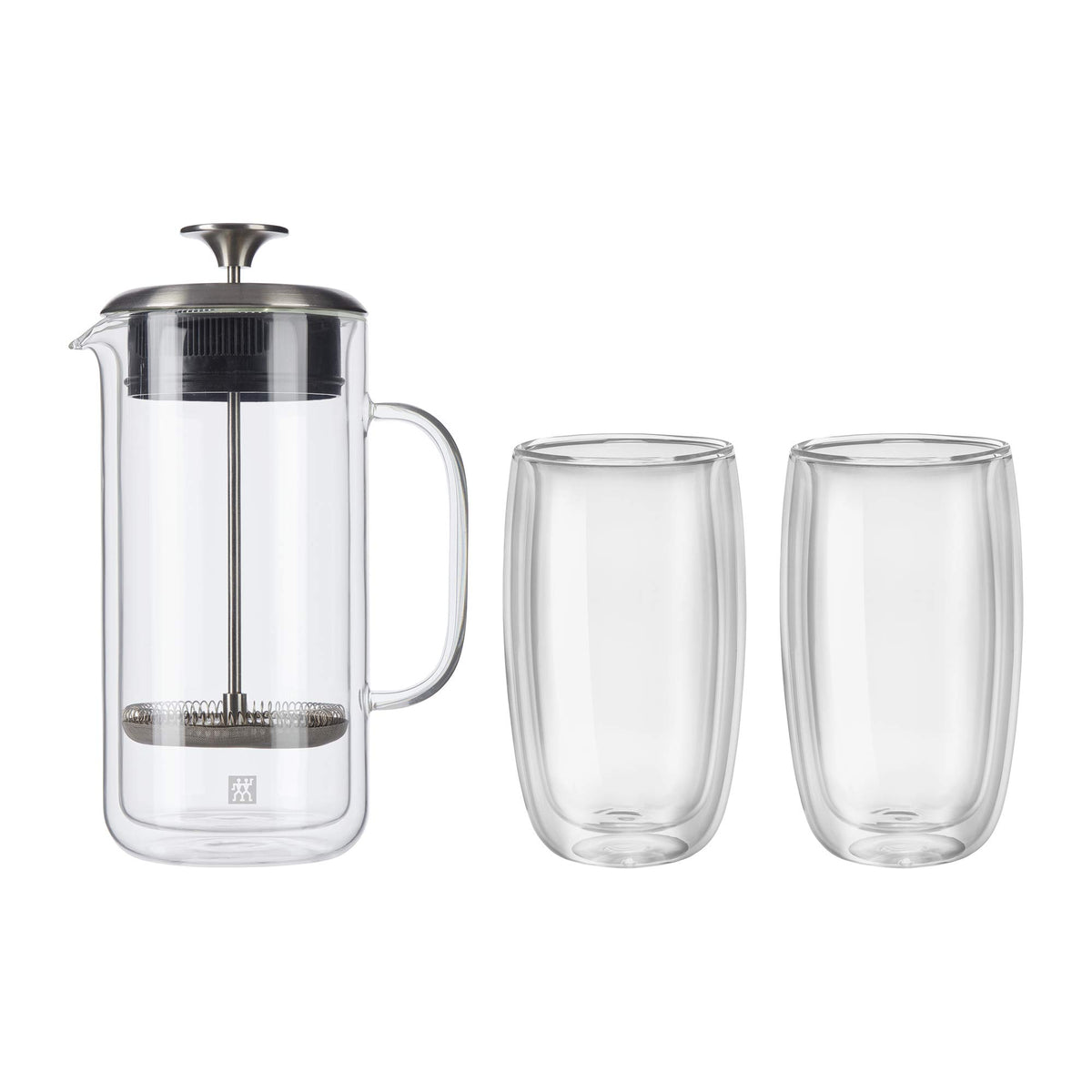 Double Wall French Press and Latte Glass I5999