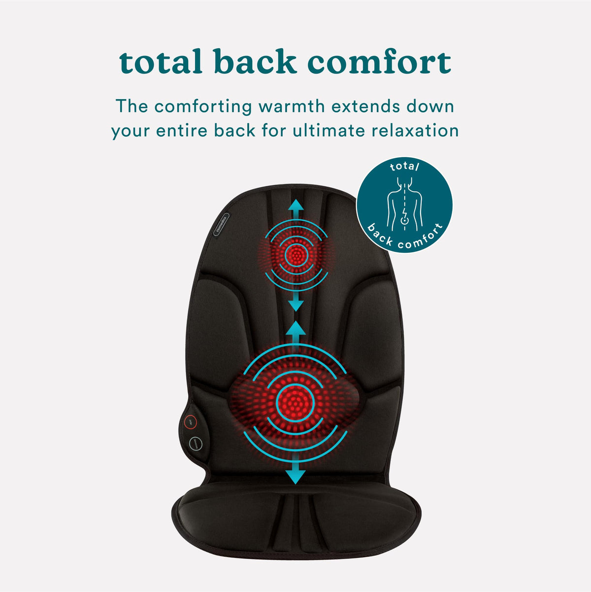 Portable Heating and Vibrating Back Massage Cushion G872