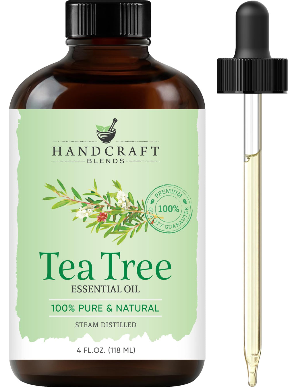 Eucalyptus Tea Tree and Lavender Essential Oil Set 4 Fl. Oz V73338
