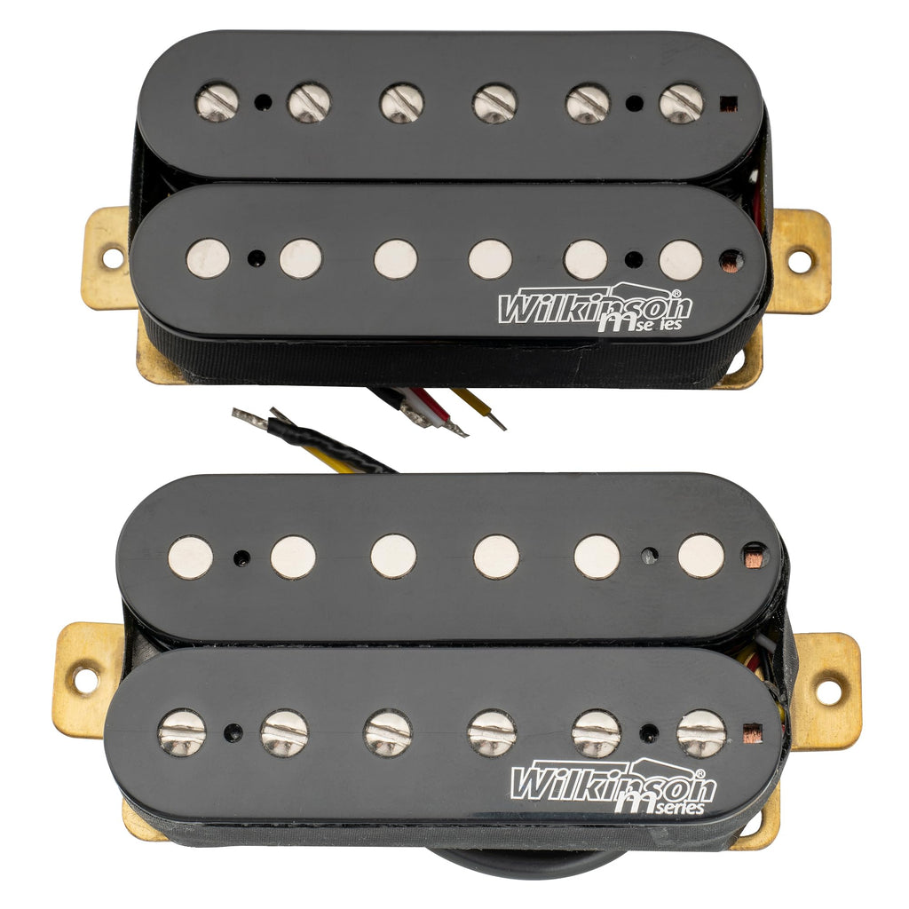 Alnico 5 Open Humbucker Pickups Set Black I736334