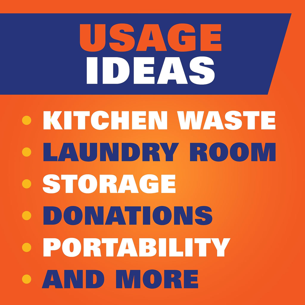 13 Gal White Unscented Kitchen Trash Bags R1394