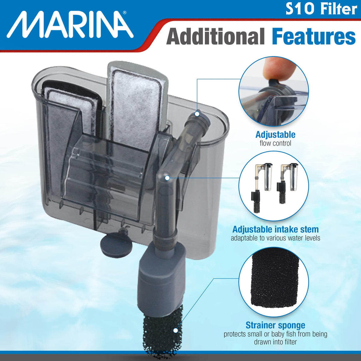Power Filter up to 10 gallons D237629
