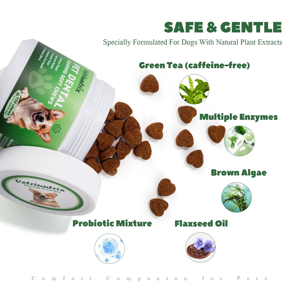 Dog Dental Chews with Natural Enzymes Y8520