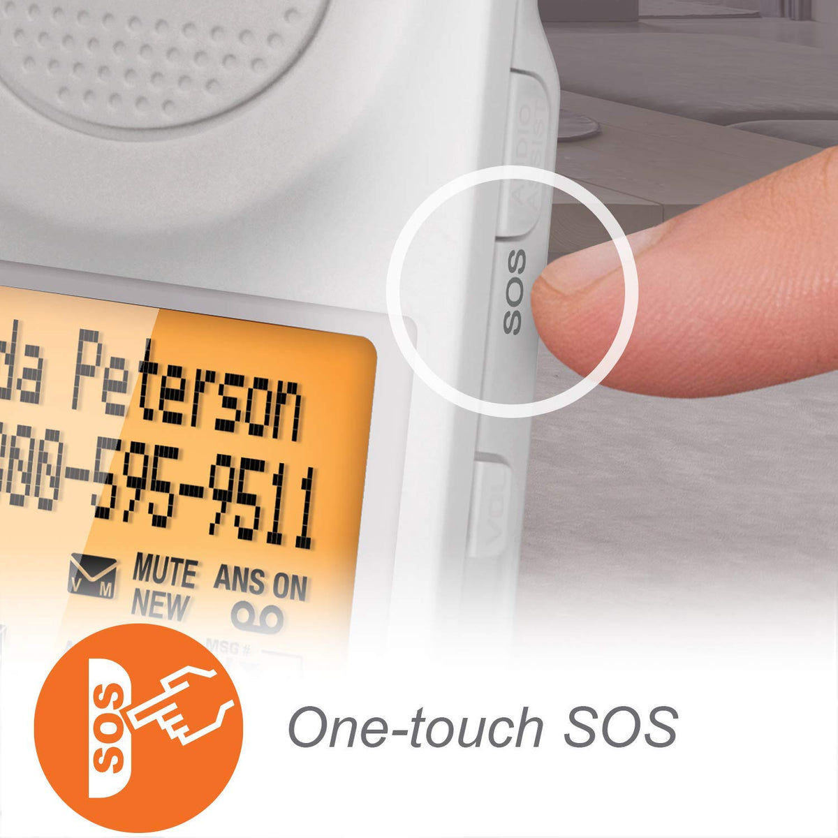 Corded/Cordless Phone System with Big Buttons and Large Display Q73372
