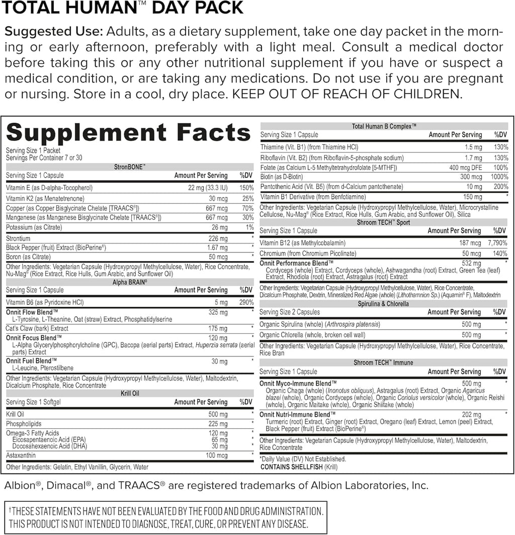 Daily Multivitamin Packs O651299