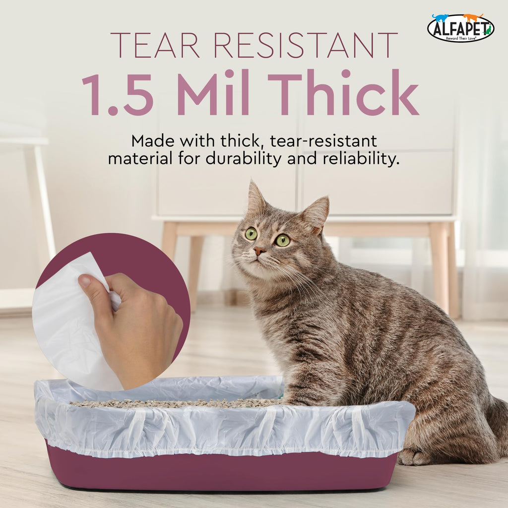 Cat Litter Box Disposable Elastic Liners 48 Count W19764