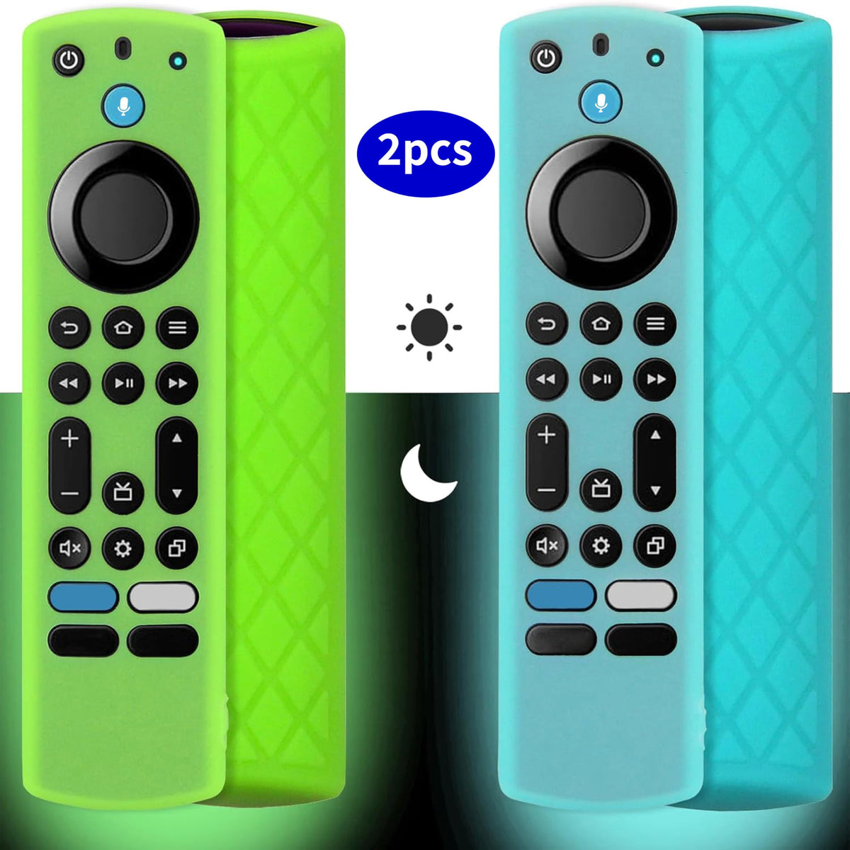 Glow in the Dark Remote Cover with Lanyard F434