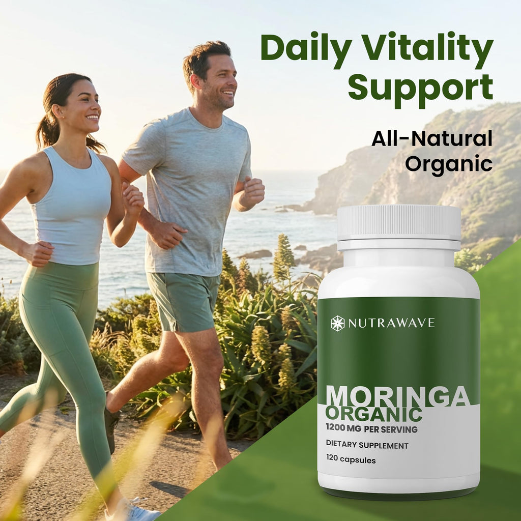 Organic Moringa Capsules 1200mg 120 Capsules V483