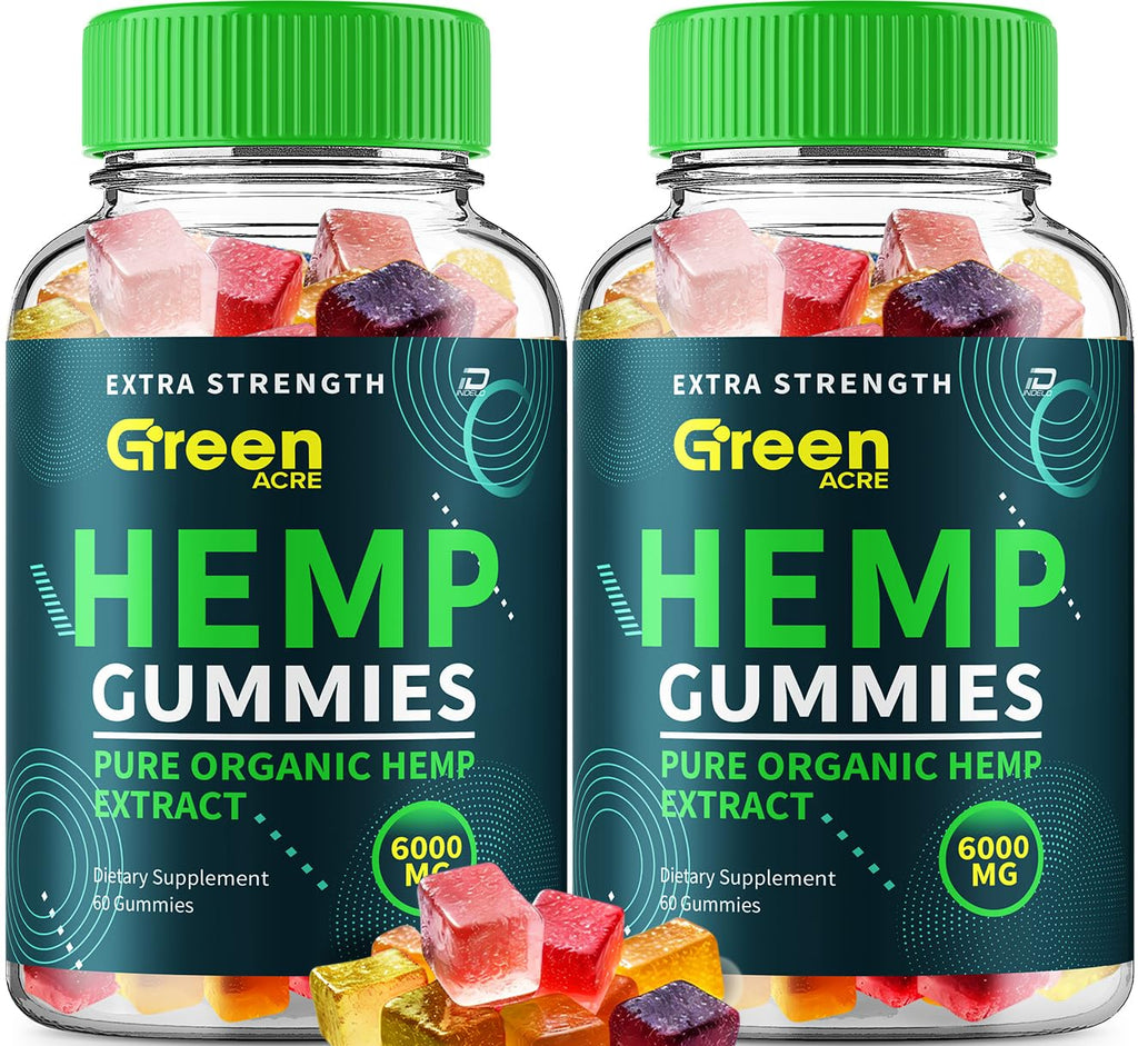 Hemp Gummies Herbal Supplement 2 Pack 120 Gummies F63844
