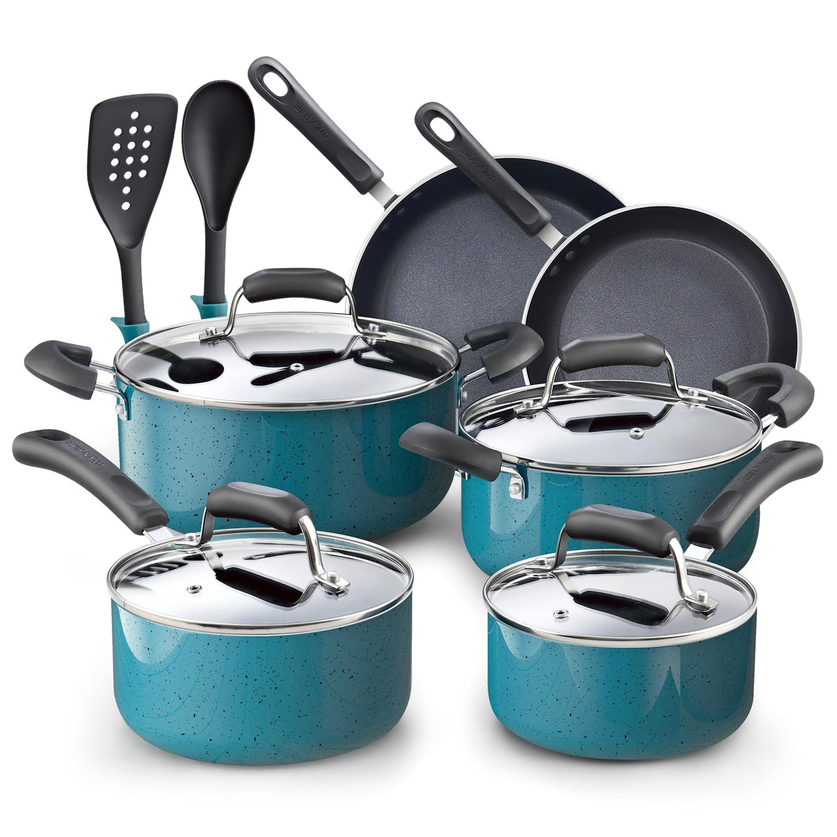 12-Piece Nonstick Induction Compatible Cookware Set O3520