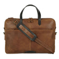 Leather Laptop Sleeve 15.5" with Shoulder Strap E322