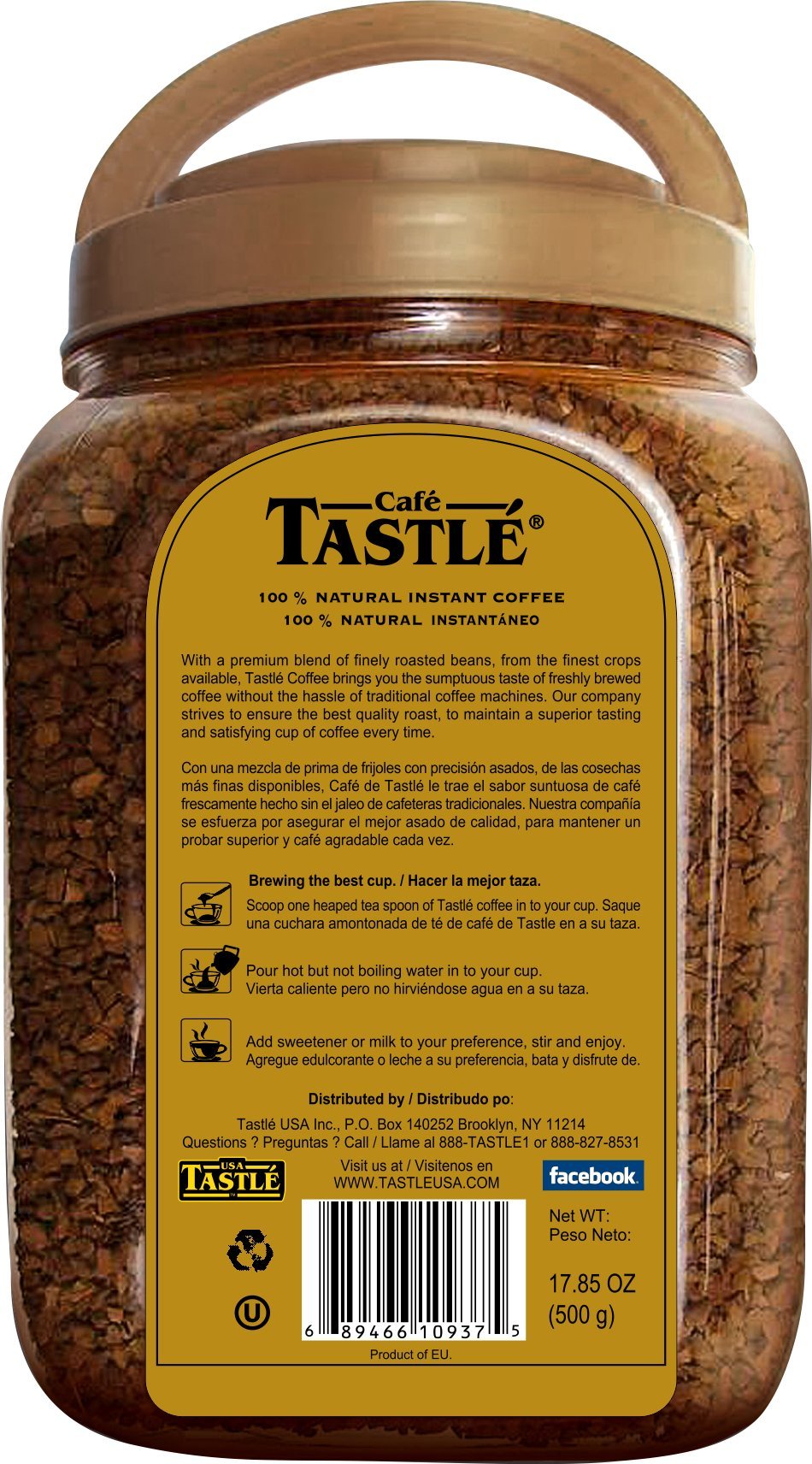 Gold Freeze Dried Instant Coffee 17.85 Ounce V736244