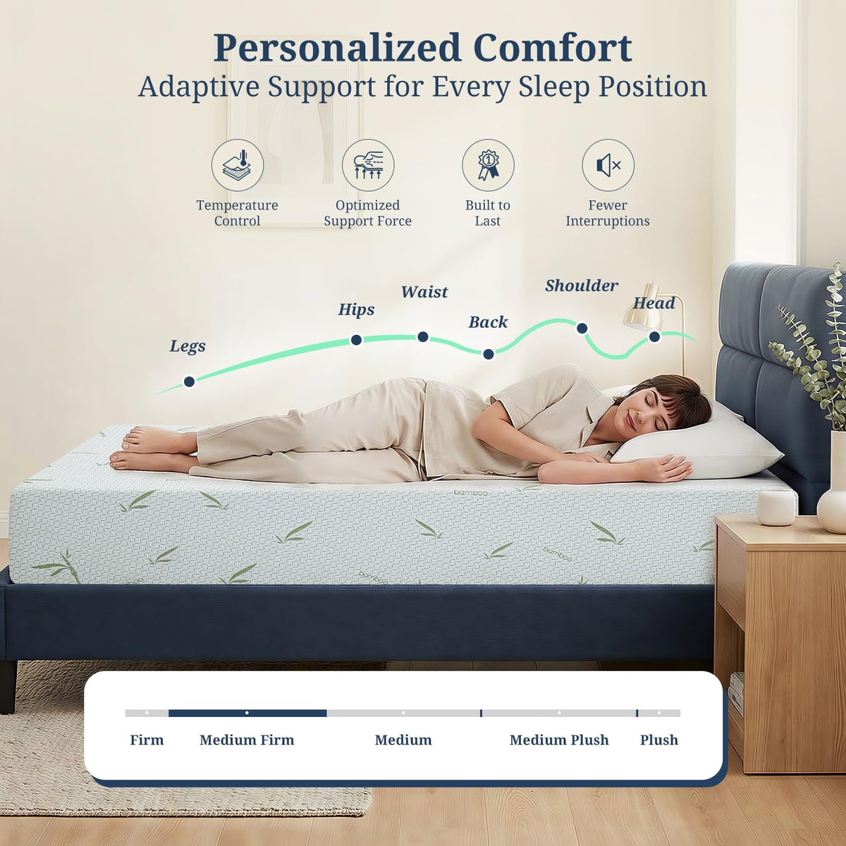 5 Inch Gel Infused Memory Foam Mattress I846