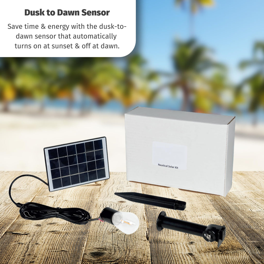 Solar Powered Lighthouse Kit with LED Lights D691