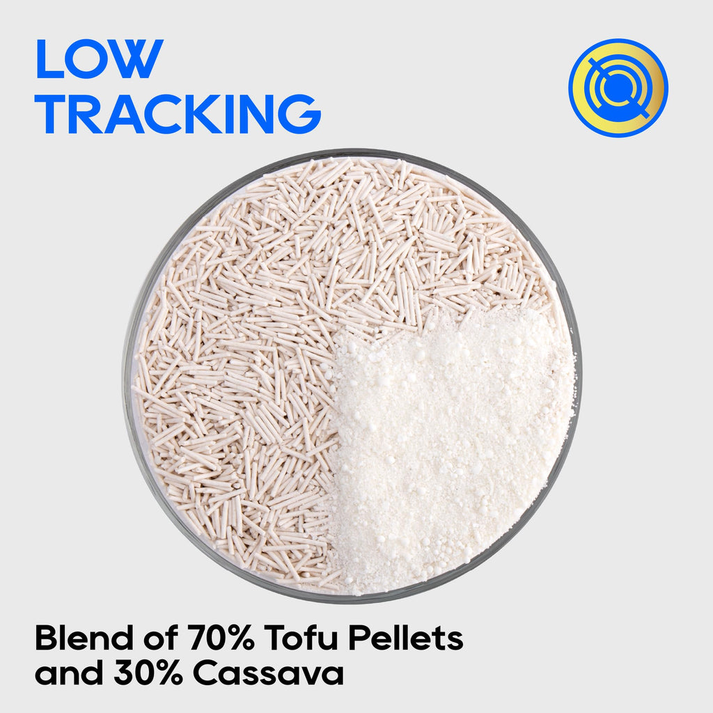 Cassava Tofu Mixed Cat Litter Quick Clumping Low Dust 6 Lbs J9452