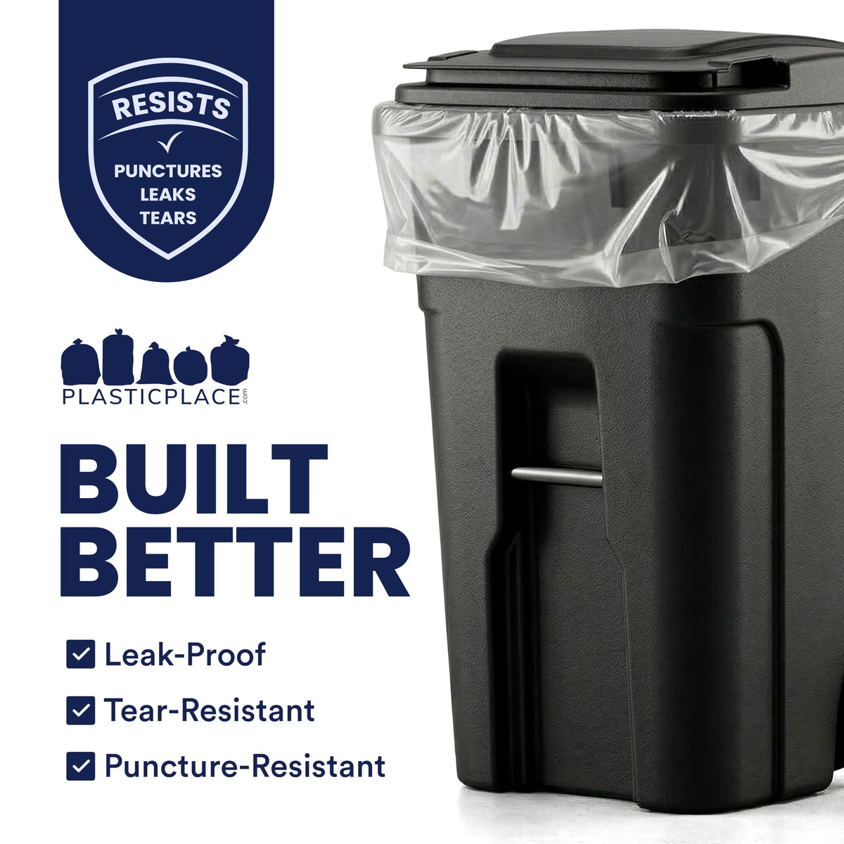 95-96 Gallon Garbage Can Liners, 25 Count A850