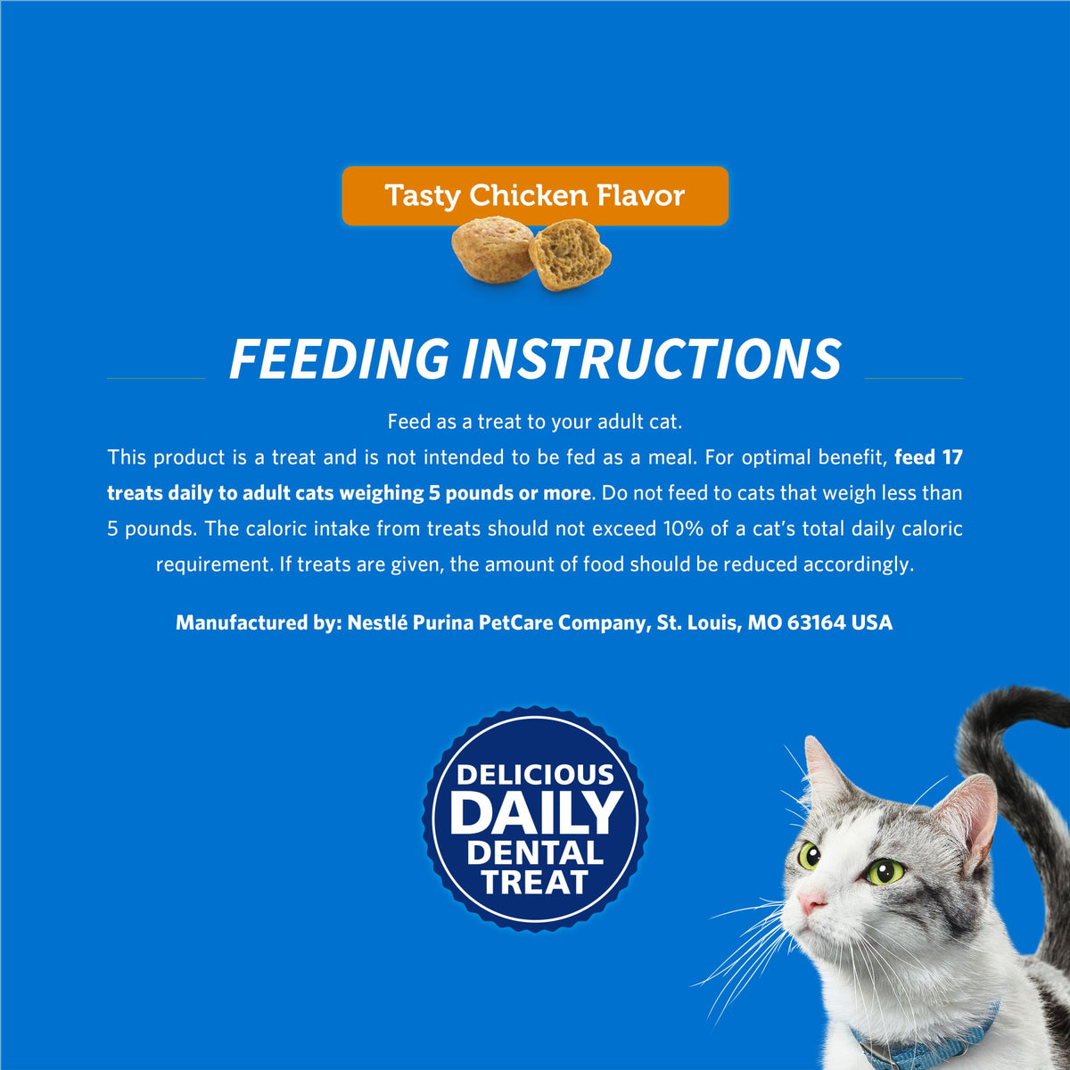 Chicken Flavor Cat Treats 19 oz Pouch G544