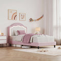 Velvet Upholstered Twin Bed Frame B247