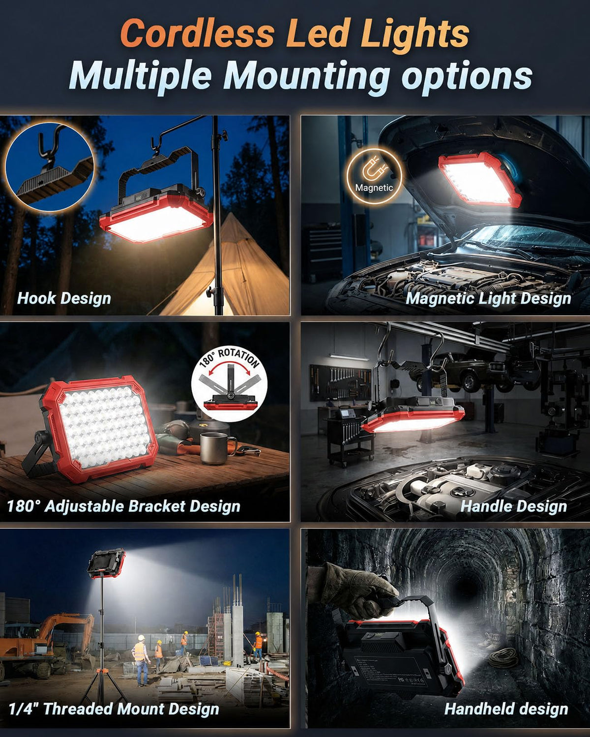 Portable LED Work Light O9018
