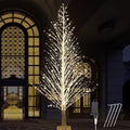 7FT Lighted Birch Tree 1000 LED Warm Lights U874227